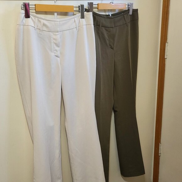 Tuzzi Pants Bundle - cream and mushroom brown - size 6 - Picture 1 of 8